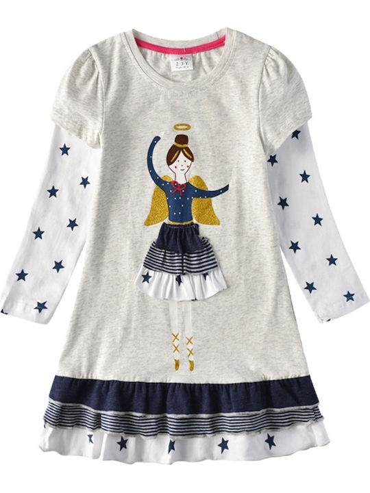 Vikita Children's Dress Beige
