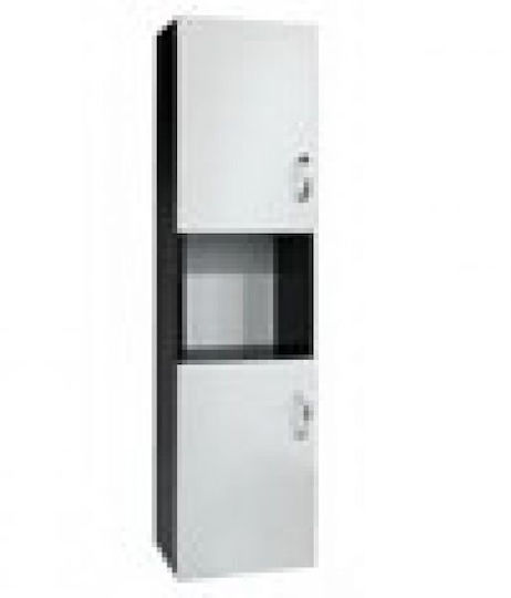 Gloria Up 28*13*125H-55-8032 Floor-Standing Bathroom Column 28x13x125cm White