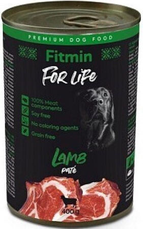 Fitmin Life Wet Food Dogs in Cans with Lamb Gluten-Free 400gr