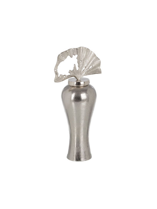 BigBuy Metallic Vase 14x43x43cm