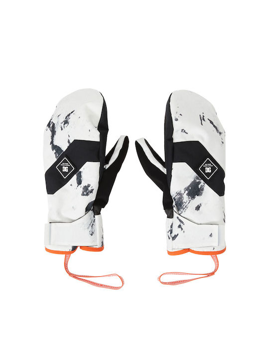 DC Franchise ADYHN03029-XWSK Mittens Men's Ski & Snowboard Gloves White