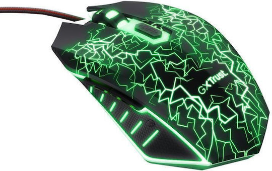 Trust GXT 783X & Mouse Pad Gaming Ποντίκι 4000 DPI Γκρι