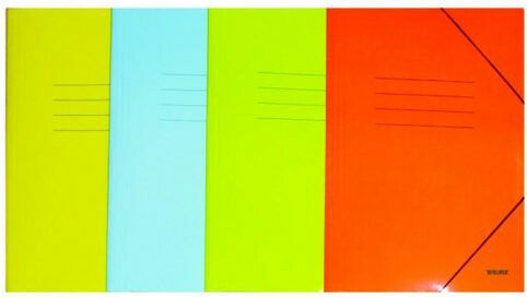 Typofix Folder with Rubber Band and Ears for Paper A4 Green