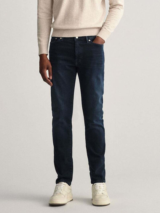 Gant Men's Elastic Jeans Pants with Slim Fit Black