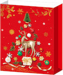 Cosmofan Paper Christmas Bag for Gift 31x12x40cm. (Various Colors/Designs)