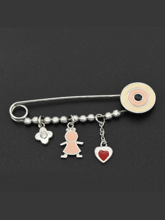 Child Safety Pin made of Silver