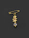 Child Safety Pin made of Gold 14K