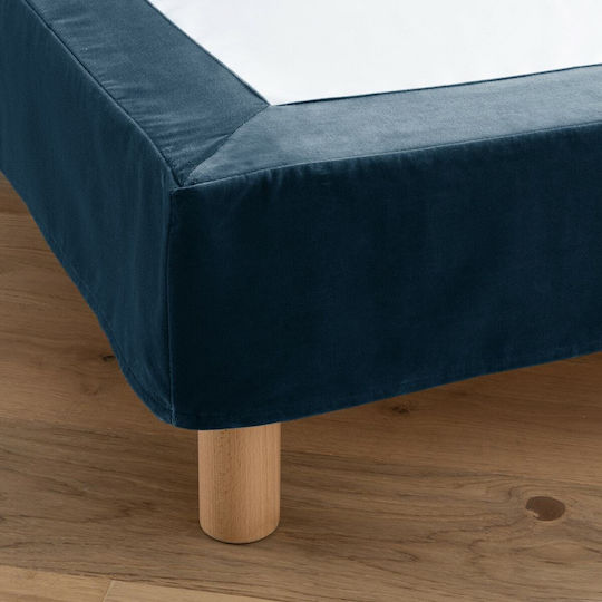 La Redoute Interieurs Husă pentru Baza Patului Albastru 160x200cm 1buc 350151383_1763_40