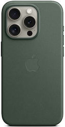 Apple Finewoven Umschlag Rückseite Stoff Evergreen (iPhone 15 Pro)