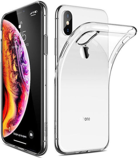 Usams Umschlag Rückseite Silikon Transparent (iPhone XS Max)