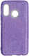 Shining Glitter Back Cover Silicone Purple (Galaxy M20)