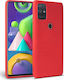 Umschlag Rückseite Silikon 1.2mm Rot (Realme 7i)