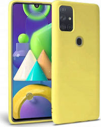 Back Cover Silicone 1.2mm Yellow (Realme 7i)