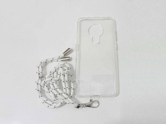 Umschlag Rückseite Silikon Transparent (Nokia 5.3)
