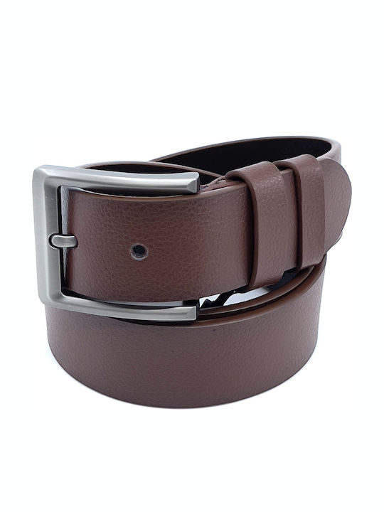 Legend Accessories Широк Мъжки Колан Кожен от К...