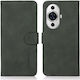 Khazneh Litchi Skin Texture Back Cover Leather Magnetic Green (Huawei Nova 11 Pro)