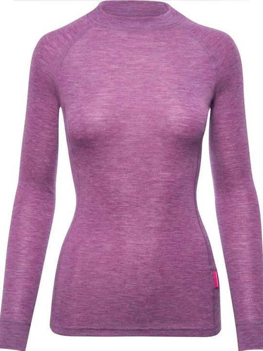 Thermowave Merino Warm Damen Thermo Langarmshirt Rosa