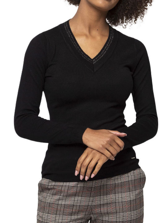 Heavy Tools Women's Long Sleeve Pullover Black