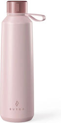 Burga Stainless Steel Thermos Bottle Pink 500ml with Handle