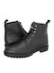 Damenstiefel Brogue Schwarz