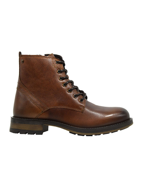 Leder Tabac Braun Stiefel