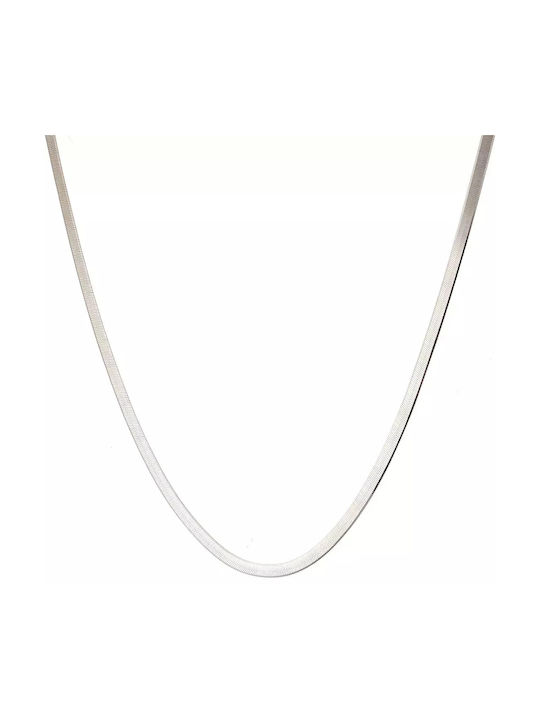 Oxzen Halskette mit Design Schlange aus Silber