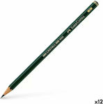 Faber-Castell 9000 Set de 12 Creioane B