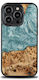 Bewood Back Cover Silicon Albastru (iPhone 15 Pro)