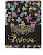 Tesoro Fabric Тетрадка 96 Листа Черен