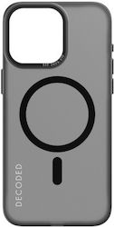 Decoded Back Cover Silicone Black (iPhone 15 Pro)