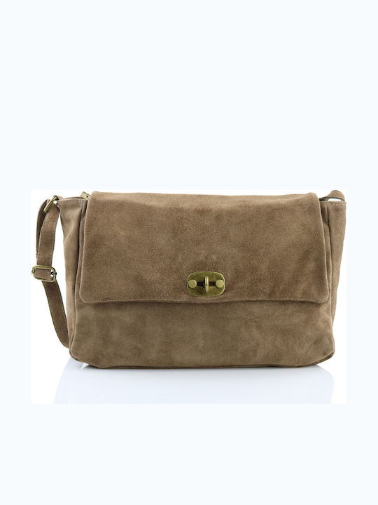 Passaggio Leather Δερμάτινη Γυναικεία Τσάντα Ώμ...