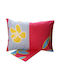 Sunshine Sheet Sets Queen 220x260cm. Cotton Feelings Printed 129 Pink 4pcs