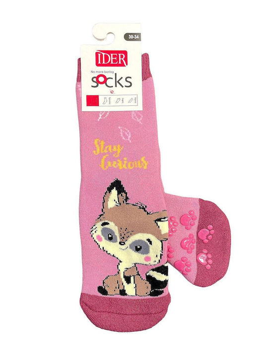 IDER Kids' Slipper Socks Pink