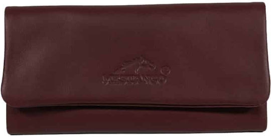 Mestango Frost Lederne Tabaktasche Burgundisch mit magnetischem Verschluss 15.5x8cm