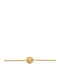 Gregio Women's Bracelet with Heart Design in Silver Gold Plated with Zircon 18cm