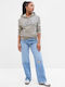 Long Women's Sweatshirt Hooded light heather gray