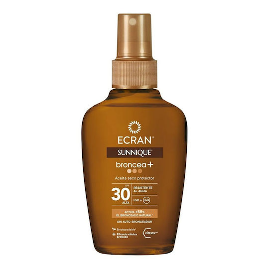 Ecran Sunnique Broncea Waterproof Sunscreen Body Oil SPF30 100ml