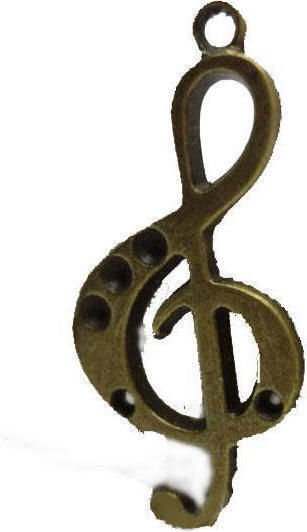 Metallisch Material für Schmuck in Form Schlüssel