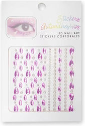 Eye Strass for Nails in Purple Color