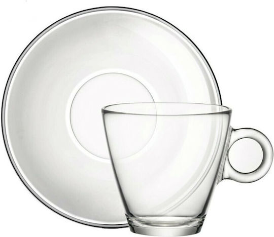 Bormioli Rocco Easy Bar Tasse Tee aus Porzellan Weiß 320ml