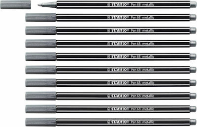 BigBuy Acrylic Marker Silver 1pcs