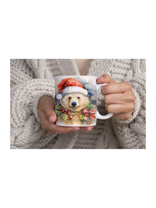 Christmas Mug Ceramic White