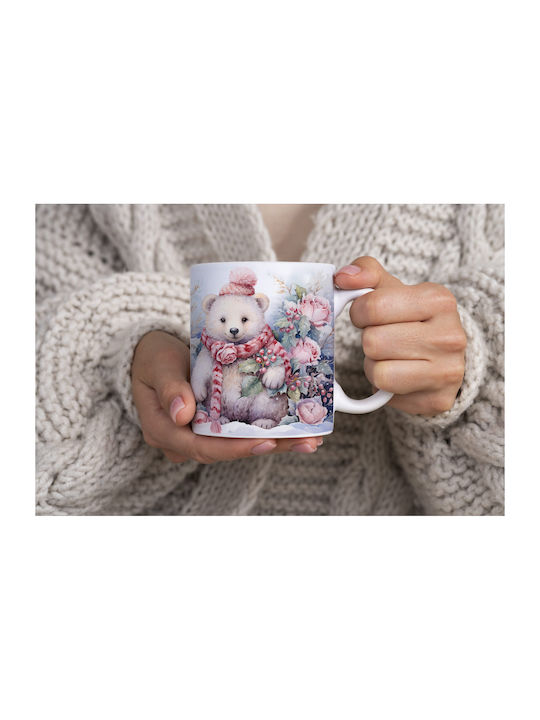 Christmas Mug Ceramic White 1pcs