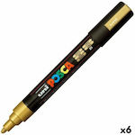 BigBuy Acrylic Marker Gold 1pcs