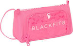 Blackfit8 Fabric Pink Pencil Case Glow Up with 2 Compartments