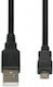 iBox Редовна USB 2.0 до микро USB кабел Черен 1.8м (IKU2M18) 1бр