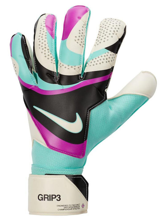 Nike GRIP 3 Γάντια Τερματοφύλακα Ενηλίκων Πολύχρωμα