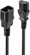 Lindy Iec IEC C13 - IEC C13 Cable 2m Μαύρο 30321