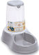 Stefanplast Break Automatic Bowl Food for Dog & Cat 1.5lt in Gray Color