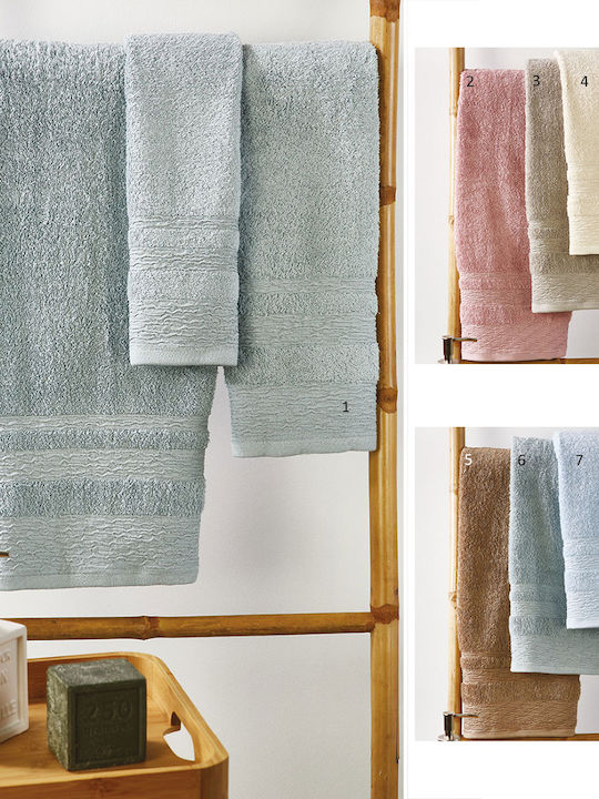 Whitegg Bath Towel Set 3pcs 7 Weight 550gr/m²